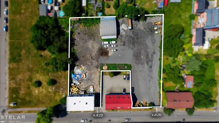 Pronájem komerčního pozemku, Ostrava - Přívoz, Palackého, 4262 m2