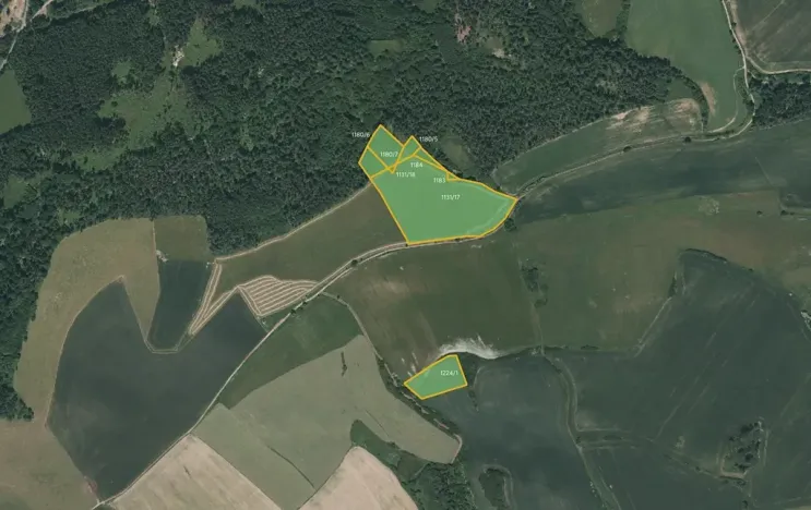 Prodej pole, Budětice, 104973 m2