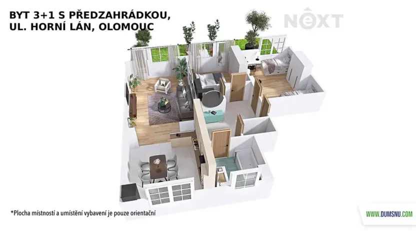 Prodej bytu 3+1, Olomouc, Horní lán, 97 m2