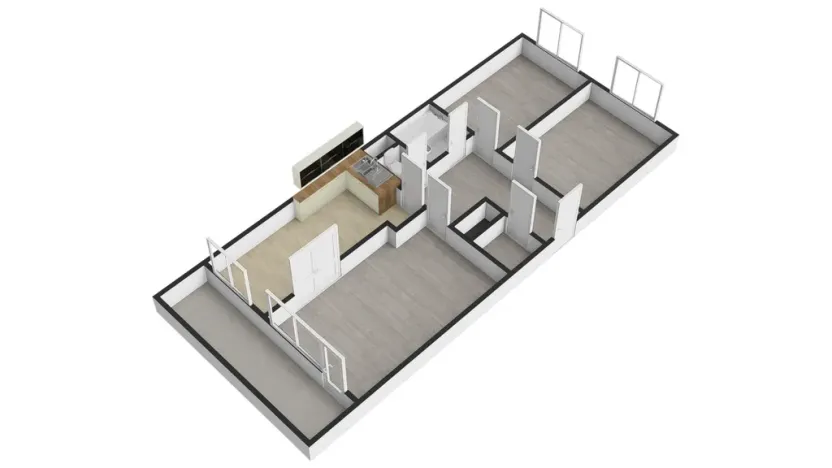 Pronájem bytu 3+1, Praha - Chodov, Konstantinova, 70 m2