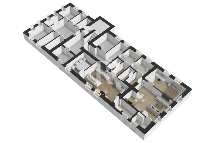 Prodej činžovního domu, Okrouhlá, 640 m2
