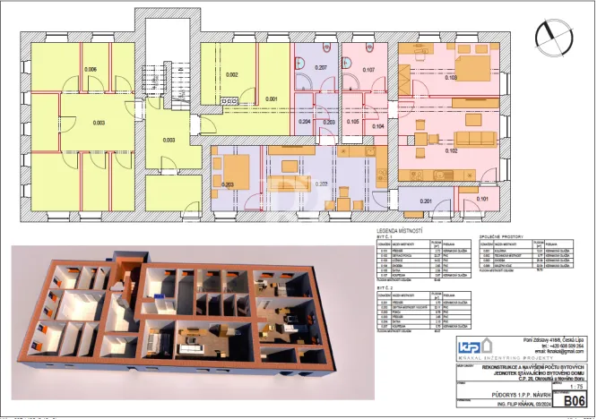 Prodej činžovního domu, Okrouhlá, 640 m2
