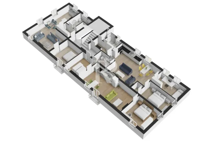Prodej činžovního domu, Okrouhlá, 640 m2