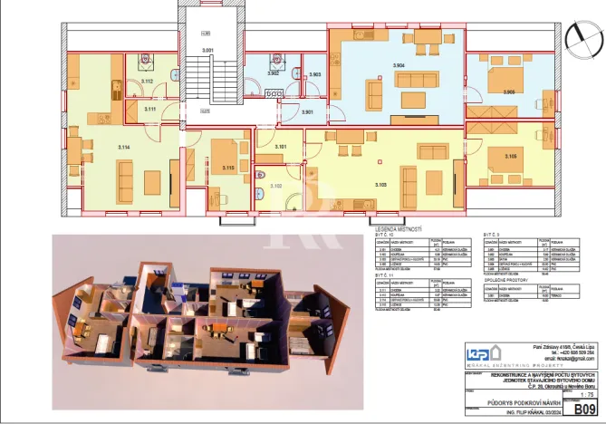 Prodej činžovního domu, Okrouhlá, 640 m2