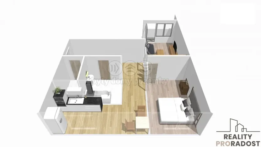 Prodej bytu 2+1, Ostrava - Hrabůvka, Závodní, 52 m2