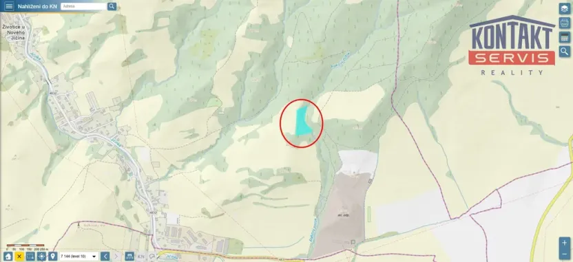 Prodej lesa, Životice u Nového Jičína, 12739 m2