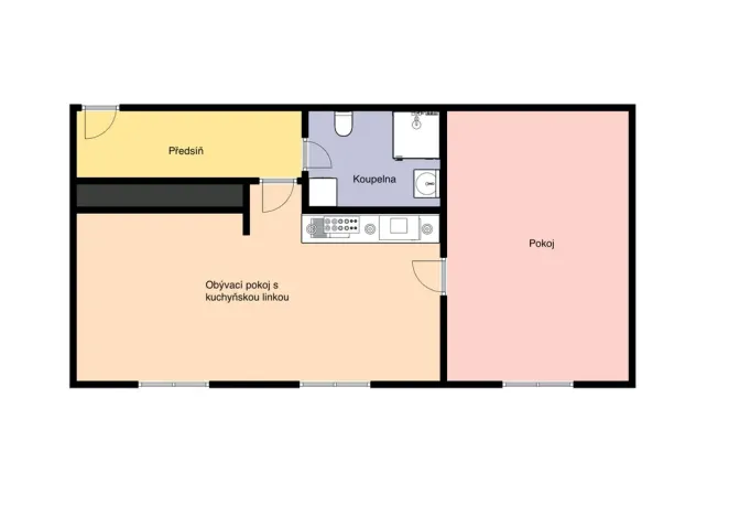 Pronájem bytu 2+kk, Praha - Žižkov, Jeseniova, 71 m2