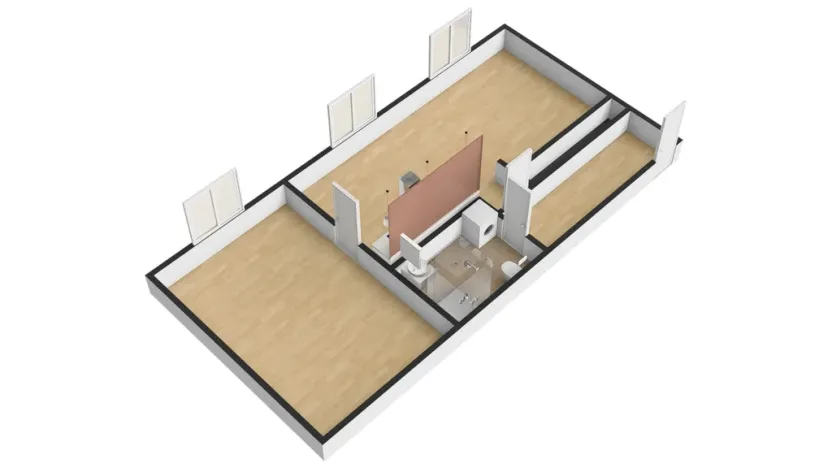 Pronájem bytu 2+kk, Praha - Žižkov, Jeseniova, 71 m2