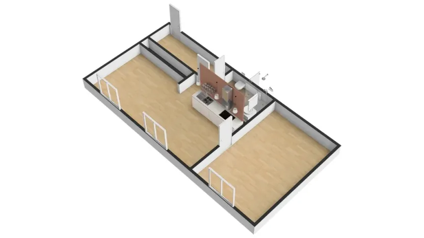Pronájem bytu 2+kk, Praha - Žižkov, Jeseniova, 71 m2