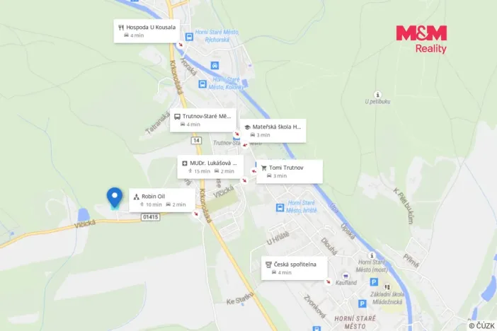 Prodej pozemku pro bydlení, Trutnov, Pod Antoníčkem, 1831 m2