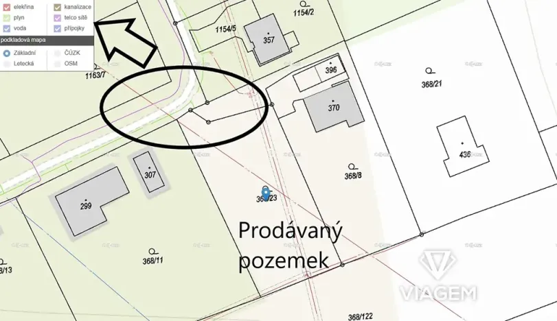Prodej zahrady, Kopřivnice, 1236 m2