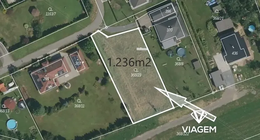 Prodej zahrady, Kopřivnice, 1236 m2
