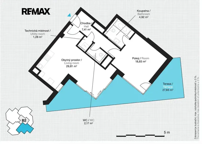 Pronájem bytu 2+kk, Praha - Žižkov, Ke kapslovně, 64 m2