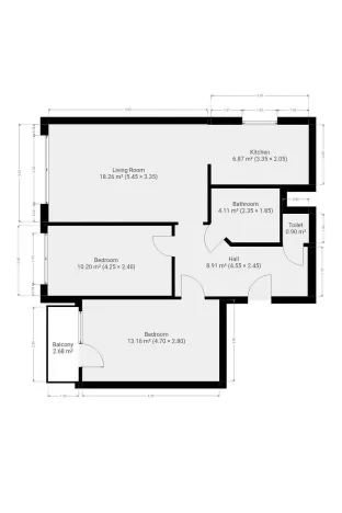 Pronájem bytu 3+kk, Praha - Stodůlky, Kocianova, 63 m2