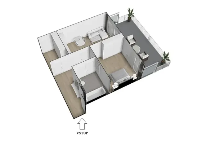 Pronájem bytu 2+kk, Brno, třída Generála Píky, 84 m2