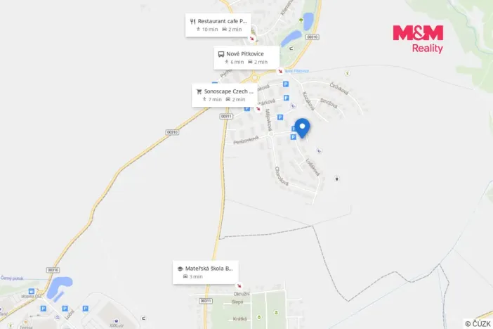 Pronájem bytu 2+kk, Praha - Pitkovice, Penízovková, 58 m2