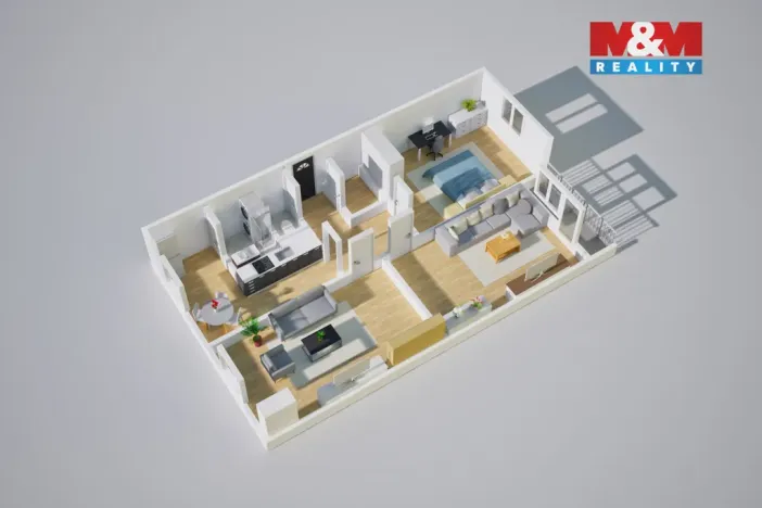 Prodej bytu 3+1, Teplice - Trnovany, Antala Staška, 81 m2