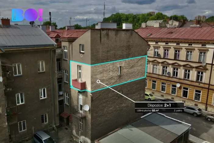 Prodej bytu 2+1, Český Těšín, Božkova, 68 m2