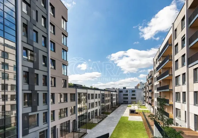 Pronájem bytu 2+kk, Praha - Smíchov, Grafická, 62 m2