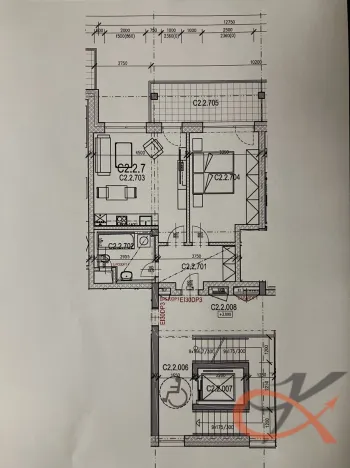 Pronájem bytu 2+kk, Olomouc, Loudova, 52 m2