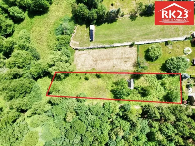 Prodej zahrady, Valy, 1072 m2