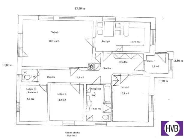 Prodej rodinného domu, Cholina, 131 m2