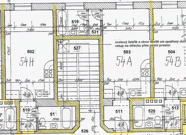 Pronájem bytu 1+kk, Praha - Vysočany, Freyova, 30 m2
