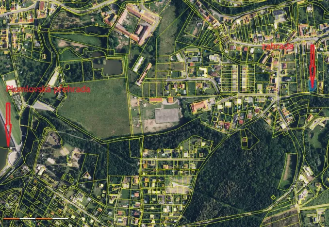 Pronájem zahrady, Mostkovice, 761 m2