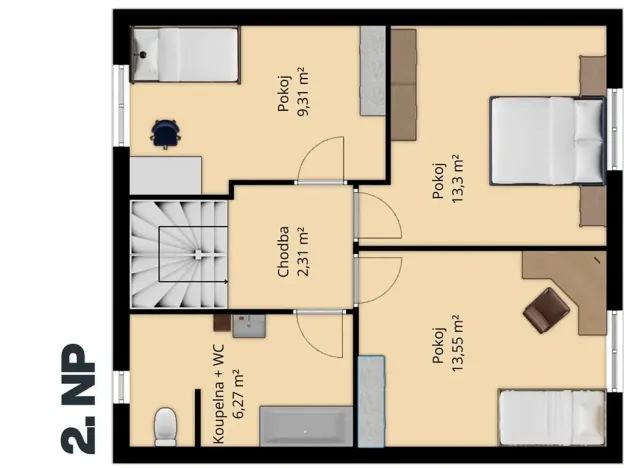 Prodej bytu 4+kk, Plzeň, 95 m2