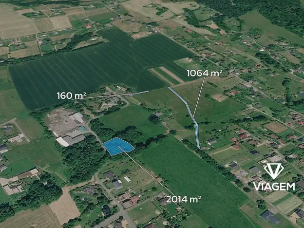 Prodej pole, Bystřice, 428 m2