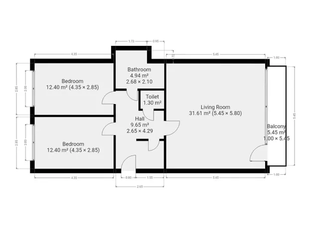 Pronájem bytu 3+kk, Praha - Čimice, Křivenická, 73 m2