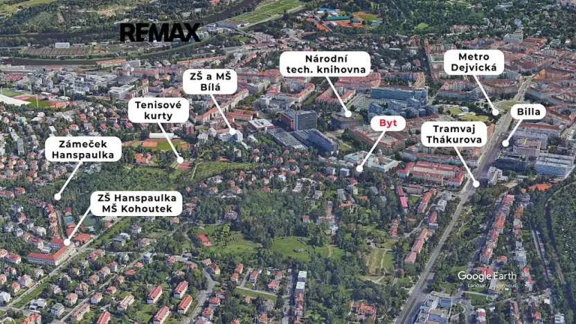 Pronájem bytu 3+kk, Praha - Dejvice, Šárecká, 76 m2