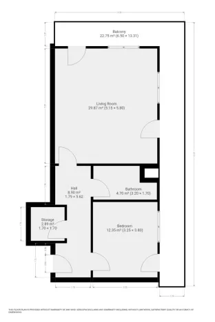 Pronájem bytu 2+kk, Praha - Hloubětín, Poděbradská, 64 m2