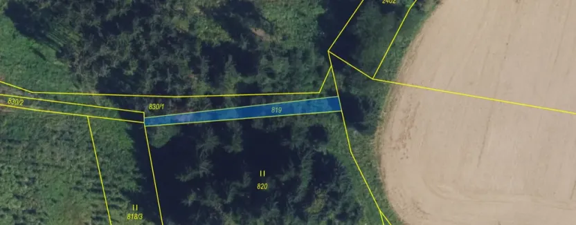 Prodej louky, Městečko Trnávka - Lázy, 1410 m2