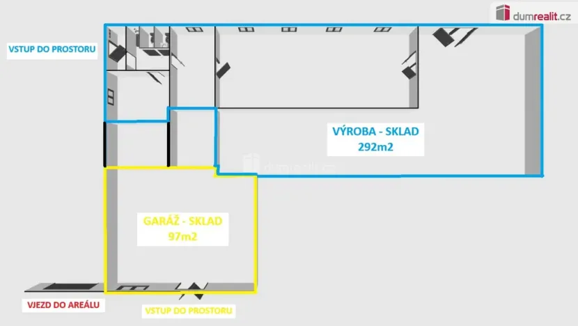 Pronájem skladu, Podivín, Zahradní, 97 m2