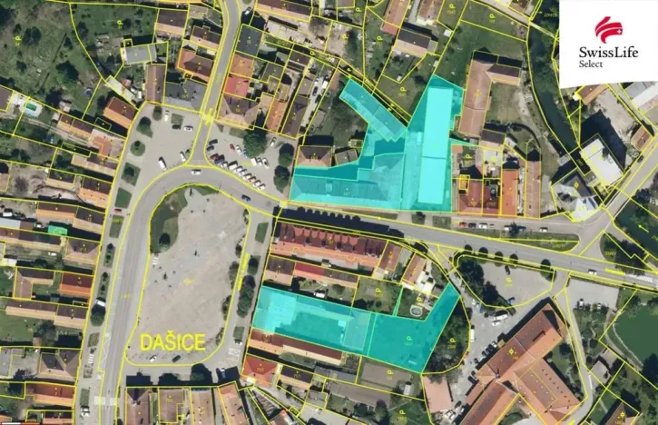 Prodej obchodního prostoru, Dašice, náměstí T. G. Masaryka, 3100 m2