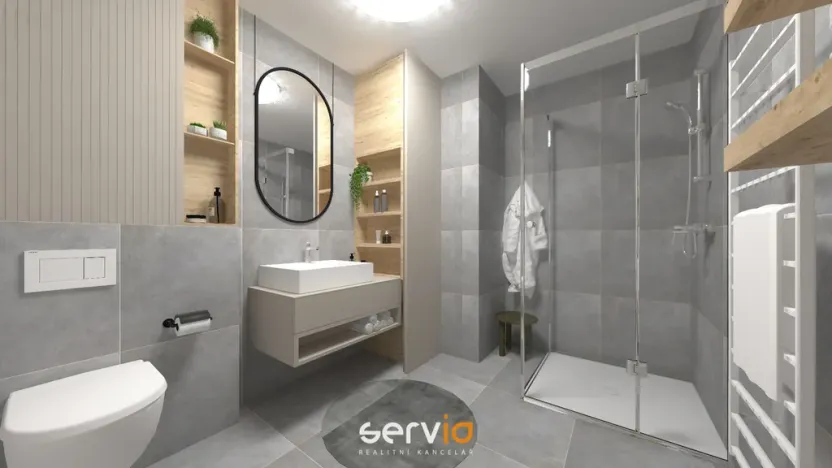 Prodej bytu 2+kk, Brno, Jerlínová, 53 m2