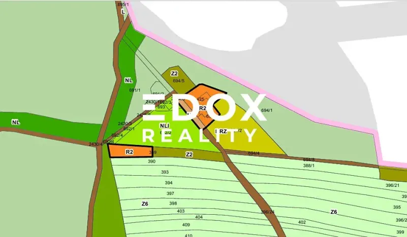 Prodej zahrady, Hudlice, 2794 m2