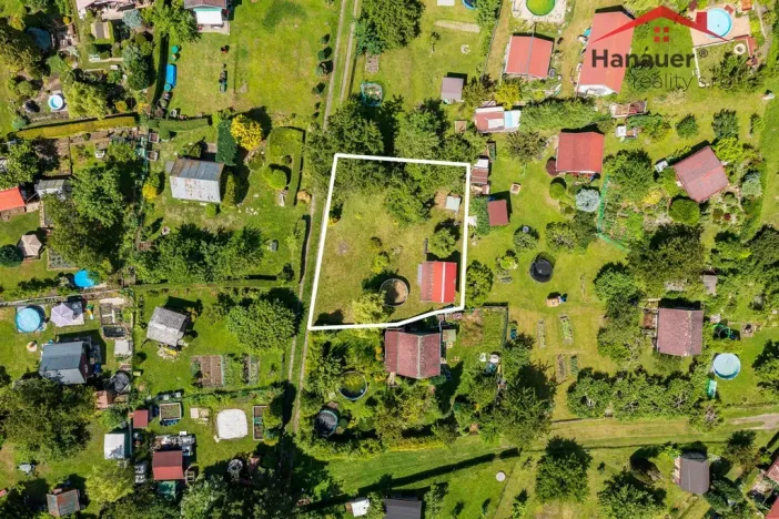 Prodej zahrady, Děčín - Děčín VI-Letná, Hraniční, 388 m2