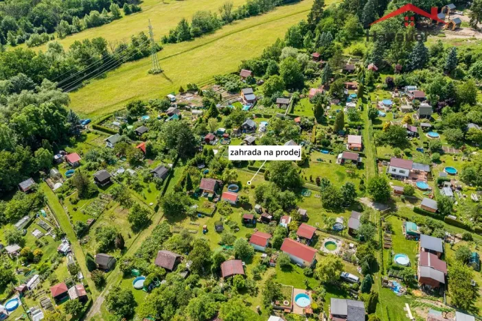 Prodej zahrady, Děčín - Děčín VI-Letná, Hraniční, 388 m2