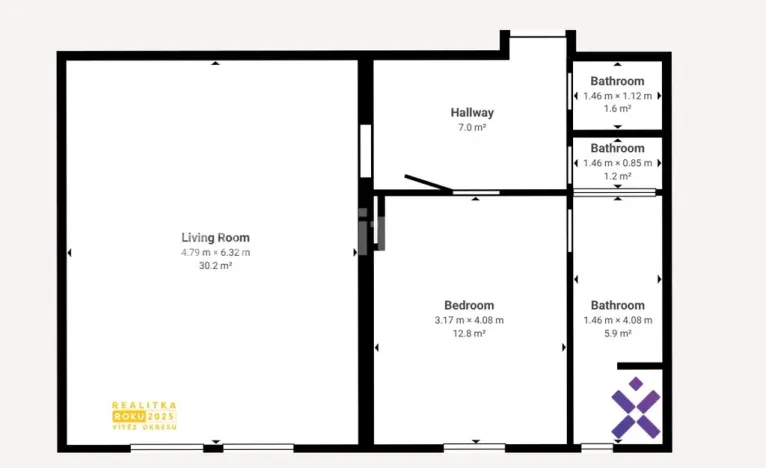 Pronájem bytu 2+kk, Opava - Předměstí, Veleslavínova, 60 m2