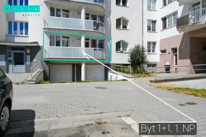 Pronájem bytu 1+1, Olomouc - Nové Sady, Handkeho, 50 m2