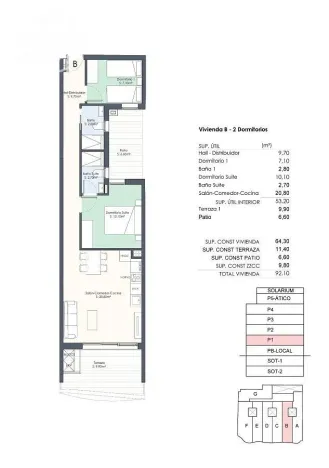 Prodej bytu 3+kk, Torrevieja, Alicante, Španělsko, 64 m2