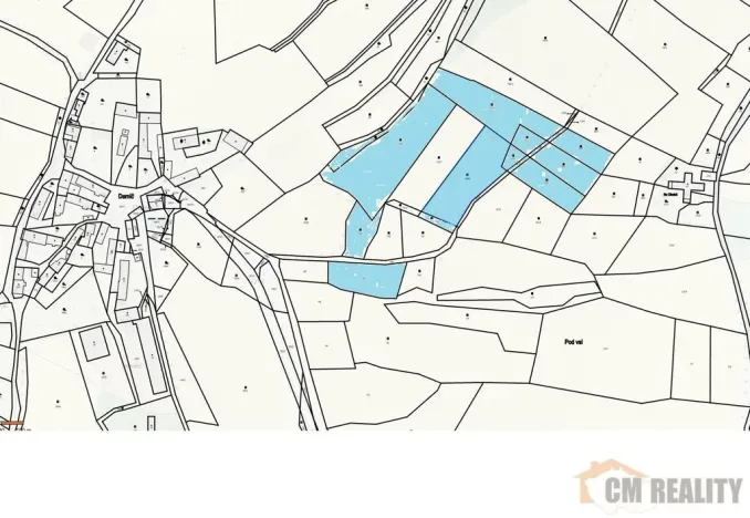 Prodej louky, Soběšice - Damíč, 22383 m2