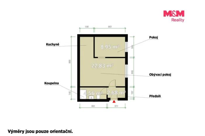 Pronájem bytu 2+kk, Tlučná, Tlučenská kolonie, 40 m2