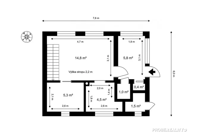 Prodej chaty, Chyňava, 58 m2