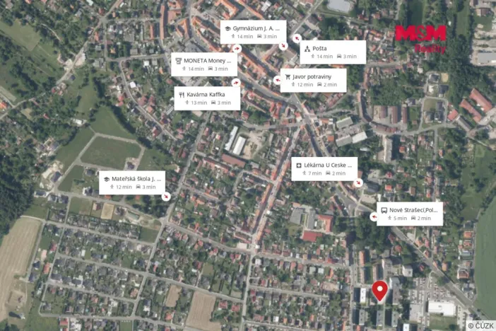 Pronájem bytu 1+1, Nové Strašecí, Křivoklátská, 38 m2