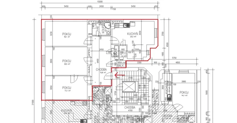 Pronájem bytu 3+1, Praha - Vinohrady, Slezská, 100 m2