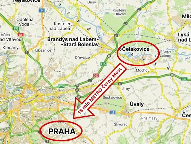 Pronájem bytu 3+kk, Čelákovice, Stankovského, 75 m2