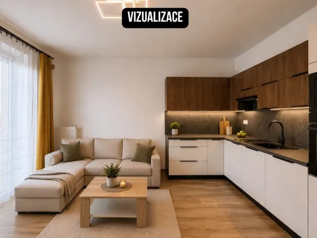 Pronájem bytu 2+kk, Olomouc - Slavonín, Topolová, 53 m2